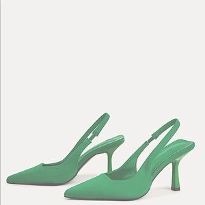 pointed-toe MID-HI slingback stilettos